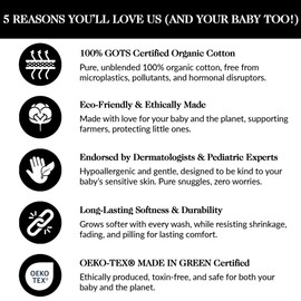 100% Organic Cotton Bassinet Sheets (3 Pack) - Best For Baby Delight Bassinet Mattress - GOTS Certified - For Standard Oval & Rectangular Mattress - Percale Sheets Soften with Each Wash (33"L x 20"W)