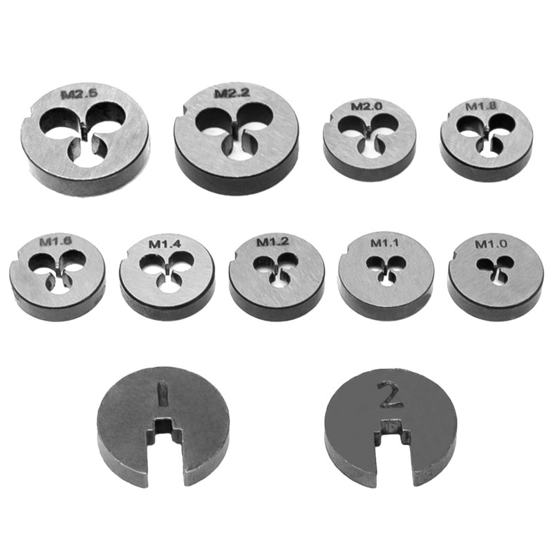 QingYJ 31pcs Mini Tap and Die Set, Tap & Die