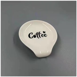 Coffee Spoon Rest, Small Spoon Rest for Coffee Station, Mini Coffee Spoon Holder for Tea Spoon, Stirring Spoon, Teaspoon, Coffee Stirrers, Ceramic Coffee Bar Accessories and Organizer for Countertop