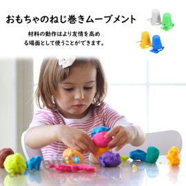 ADOFUN 8 Pcs Spring Robots DIY Accessories Plastic Movement Replacement Parts for Toy Making and Repair