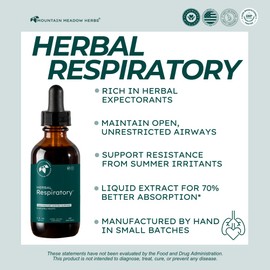 Mountain Meadow Herbs Herbal Respiratory Provides Lung Support to Open Restricted Airways for a Healthy Respiratory System - 2 oz