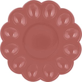 OFXDD Deviled Tray for Eggs - Plastic Egg Serving Platter - Holiday Boiled Eggs Server - 9.44"