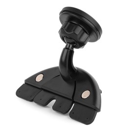 NOLITOY Magnetic CD Slot Phone Mount for GPS Tablet Swivel Car Holder for Easy Installation and Stability Black