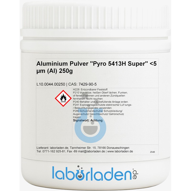 250g Aluminium Powder 5413UF (Aluminium Powder) Ultra Fine 5µm laborladen