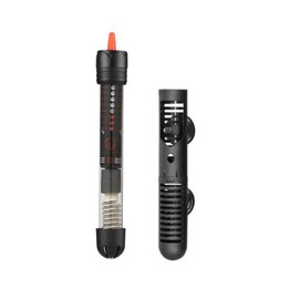 Esoes Heating Rod Aquarium 25 W Aquarium Heater Waterproof Aquarium Heater with Thermostat for Aquariums, Water Turtles Aquarium up to 30 L (25 W with Protective Case)