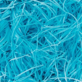 Ankelesz Easter Basket Filler Paper Shred, Shredded Grass Stuffer Crinkle Confetti Raffia Paper Gift Box Filler for DIY Gift Wrapping (Blue)