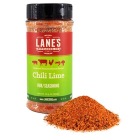 Lane's Chili Lime Seasoning, All-Natural Chili Lime Pepper Seasoning for Pork, Chicken, & Soup, No MSG Chili Lime Salt Spices and Seasonings, 12.4 Oz