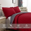 Elegant Comfort 3-Piece Quilted Reversible Bedspread Coverlet Set with Pillow