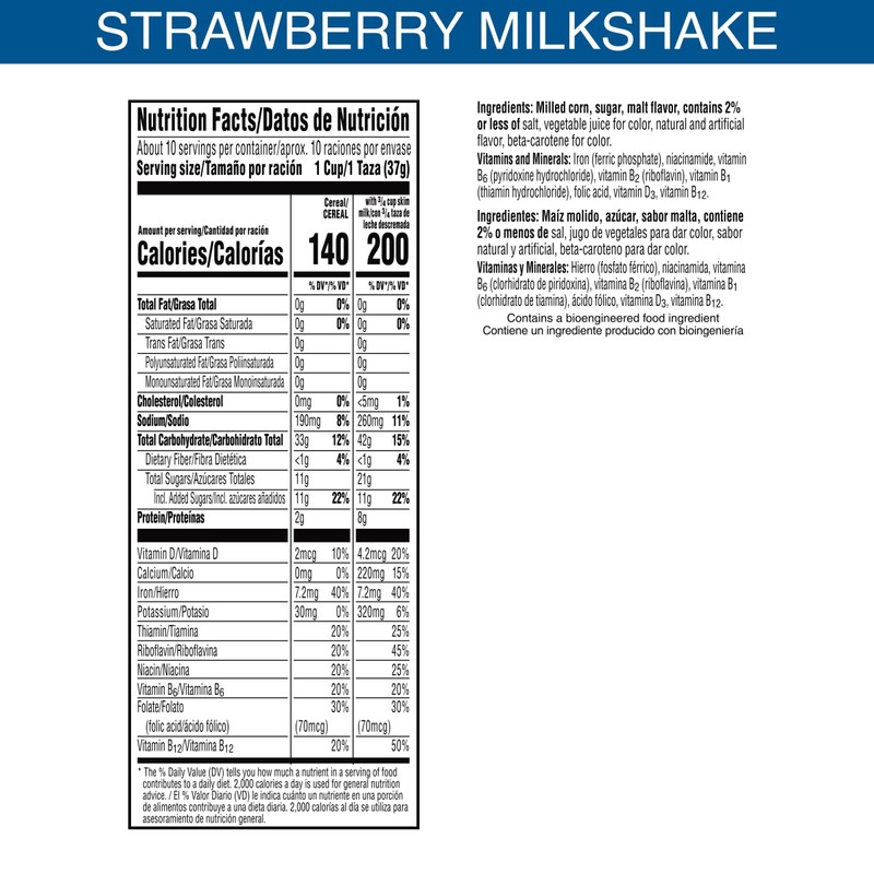 Frosted Flakes Breakfast Cereal, 8 Vitamins and Minerals, Kids Snacks,