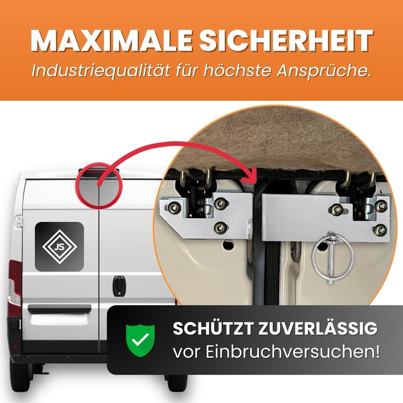 JANSTAHL Rear Door Security Lock for Fiat Ducato