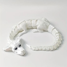 Cute Lucky Dragon, Desktop Decoration Ornament, 3D Printing, Nostalgic Cute Image Ornament (8.26inch)