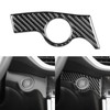 Car Engine Start Stop Real Carbon Fiber Accessories Decals Compatible