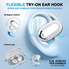 Harryfit Translation Earbuds Real Time,Ai Language Translation Headphones,Open-Ear Translating Ear