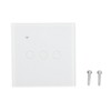 White 3 Gang WiFi Smart Switch APP Remote Control Touch