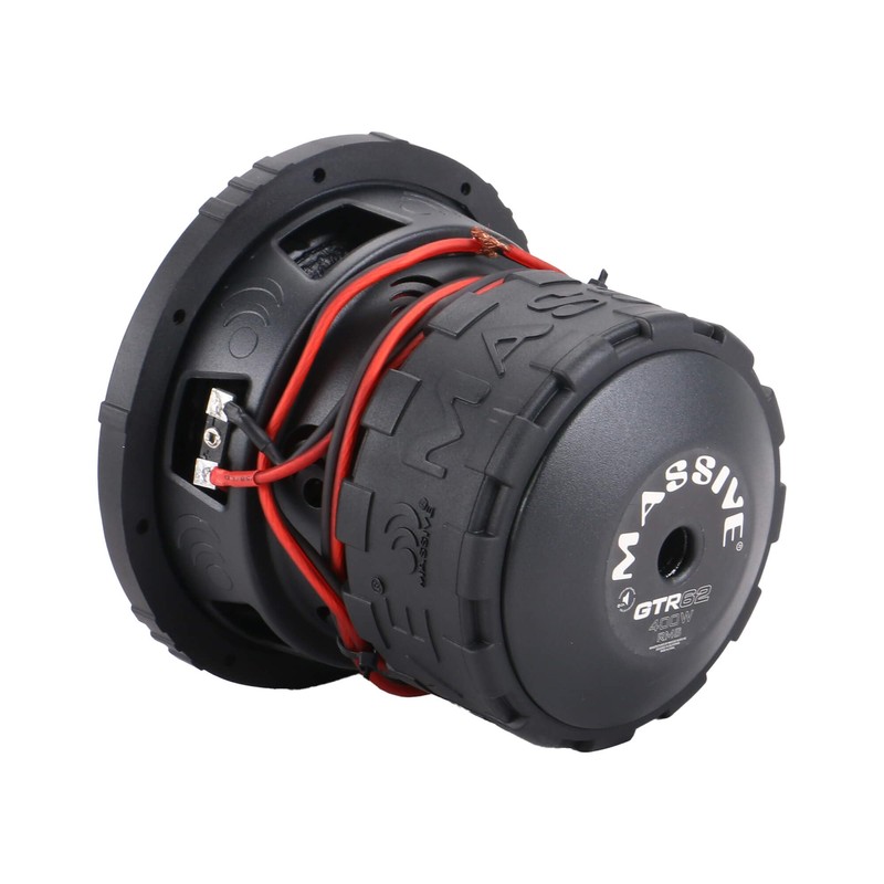 Massive Audio GTR62-6.5" 400 Watts RMS Dual 2 Ohm Subwoofer