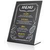 A5 Mini Blackboard with Stand for Table - Mini Chalkboard