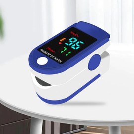 TradeProvider® Pulse Oximeter with and Lanyard, CE FCC Approved, Finger Oxygen Saturation Monitor Infant Heart Rate Checker for Monitoring SpO2 Levels