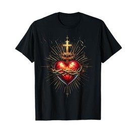Sacred Heart of Jesus Catholic Devotion Faith T-Shirt