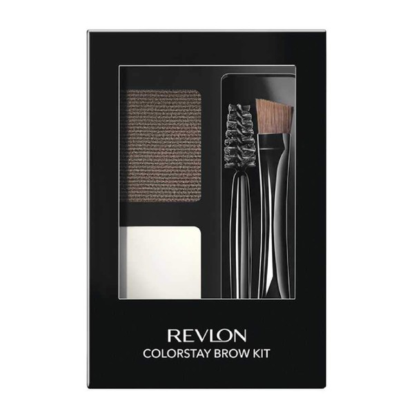 Revlon ColorStay Brow Kit, Includes Longwear Brow Powder, Clear Pomade,