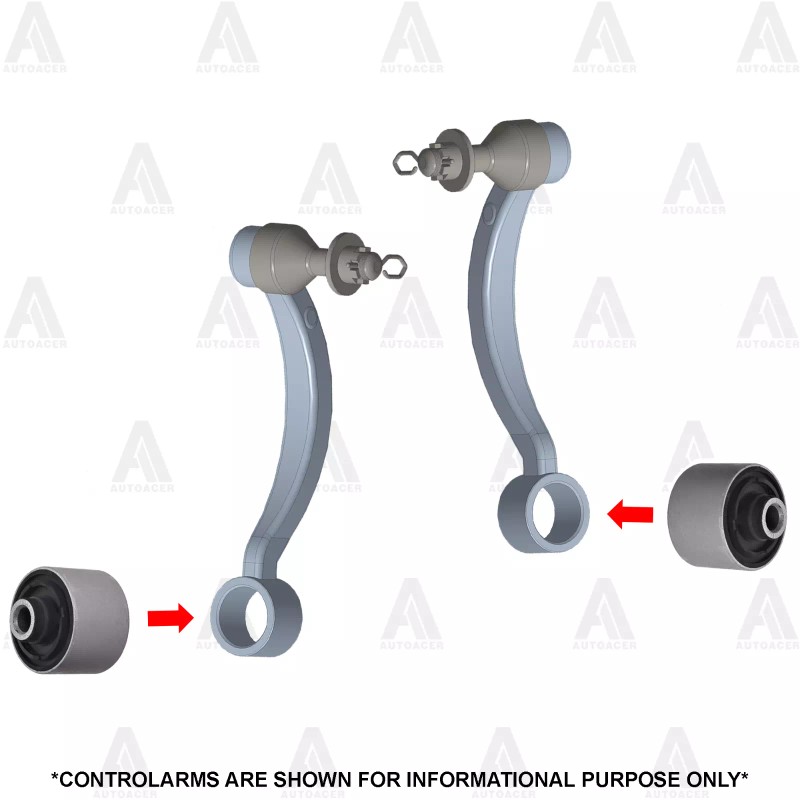 AUTOACER BUSHINGS KIT Front Upper + Lower Control Arm Bushing