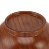 Wooden Rice Bowl Jujube Wood Anti Scald Exquisite Elegant Round