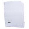 Elba A4 5 Part 160gsm Card Divider - White