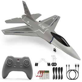 jaming RC Plane 3 Channel Remote Control Airplane for Adults，F16 RC Fighter with 6-Axis Gyro，2.4GHz Controlled Hobby Glider Jet Aircraft for Beginners，Adults & Kids Gift