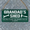 Grandad's Shed - The Grumpy Old Git's Happy Place" -