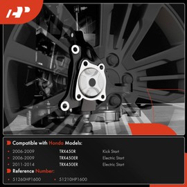 A-Premium 2 x Front Suspension Steering Knuckles Compatible with Honda TRX450R 2006-2009, TRX450ER 2006-2009 2011-2014