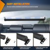 Nilight 144LED Traffic Advisor Strobe Light Bar with Controller Blue