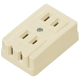 Ohm (OHM) L-Type Triple Outlet 3 Gang HS - RL3/P 06-5400 Ohm Electric