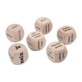 Decision Dice with When, Domestic and 4 Other Dice in a Bag Set