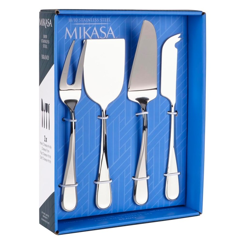 Mikasa Bravo 18/10 Stainless Steel 4pc. Cheese Set