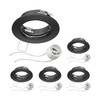 ledscom.de 5 Pieces Ceiling recessed Frame Fere recessed Frame Black