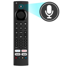 AULCMEET Fire Replacement Voice Remote Control Fit for TCl SF540 Series FUll HD TV 40SF540 32SF540 4K QLED TV 50CF630 55CF630