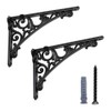 Ornamental Console Heavy Duty Metal Heavy Duty Support Deep Shelf