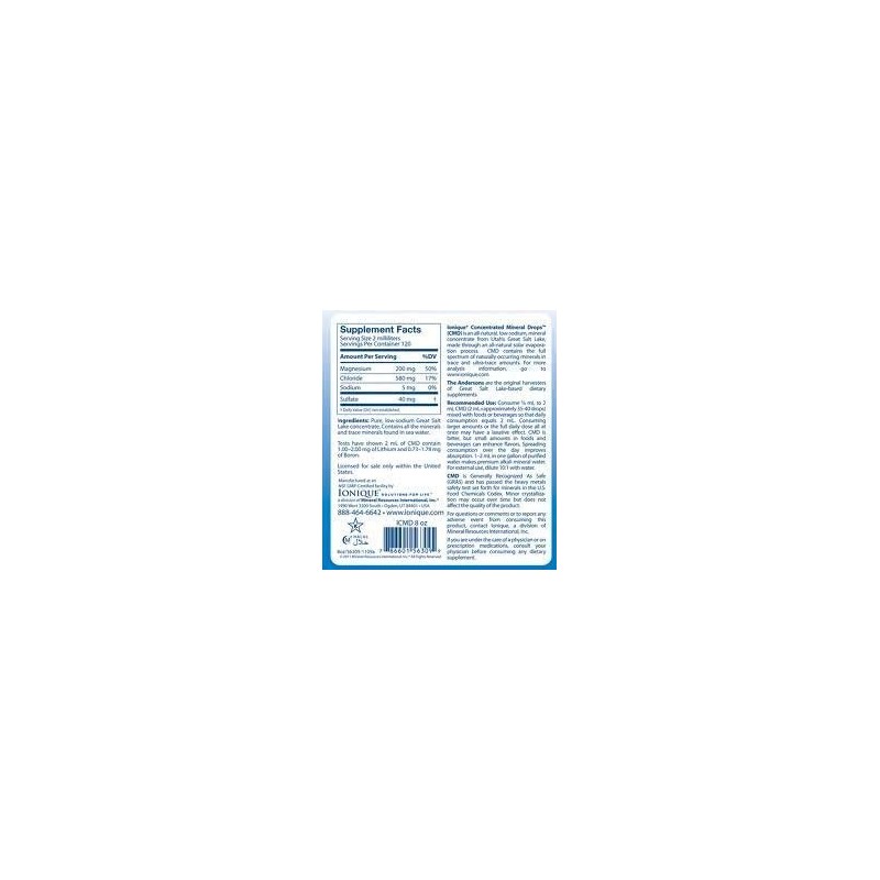 Ionique Concentrated Mineral Drops Supplement & Fertilizer