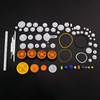 Create Idea 78Pcs Toy Car Gear Axle Belt Plastic Package