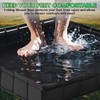 xinhang Foldable Camping Shower Base 41"x41"x5" with Drain Pipe, Indoor/Outdoor