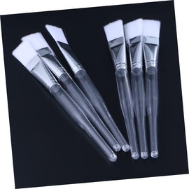 WOONEKY Facial Mask Brush Aesthetic Crystal Face Mask Applicator for Peel Serum Application