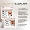 Ardell Pre-Mapped Eyelash Extensions Kit - False Lashes Cat Eye,