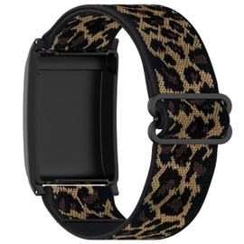 GIOPUEY Bracelet Compatible with WHOOP One/Peak/Life MG/5.0/4.0/3.0, Braided Nylon Bracelet [Unisex] Elastic Replacement Strap - Rainbow Colours