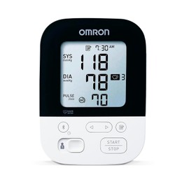 OMRON Baumanómetro digital de brazo 7156T con Bluetooth y brazalete Intelli Wrap