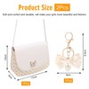 YSJCHEBS 1 Women's Shoulder Bag and 1 Bow Pendant, Fashionable