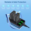 Uwayor LP-E10 LP E10 Battery 2 Pack and Dual Charger