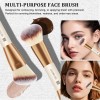 Set Brochas Maquillaje Doble 6pcs Profesional