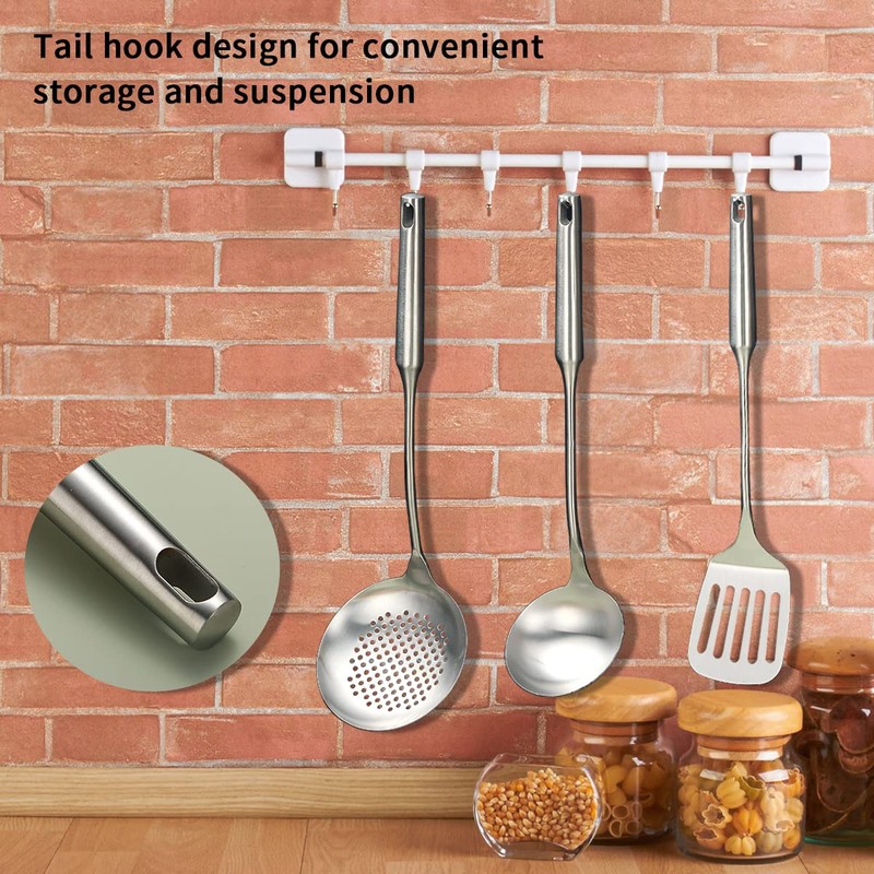 Evanda Stainless Steel Silver Soup Ladle, Serving Spoon, for Restaurant