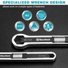 DURATECH Universal Combination Wrench Set, Adjustable Spanner Set, 2-Piece Multifunctional