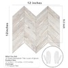 STICKGOO 10-Sheet Herringbone Tile Peel and Stick Backsplash, Beige Mixed