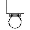 1/8" Bulb Shaped End Garage Door Bottom Weather Seal Wayne